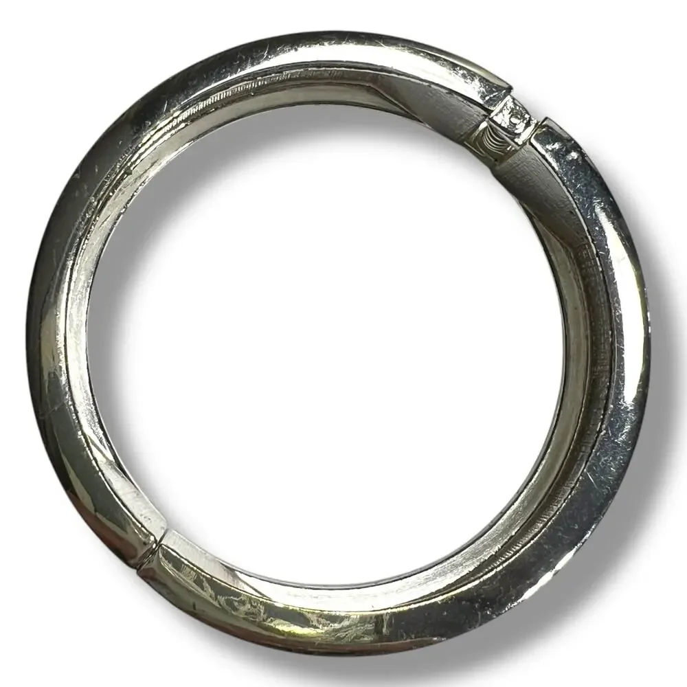 Womens Bangle Cuff Bracelet Fashion Jewelry Blue Cream Silver